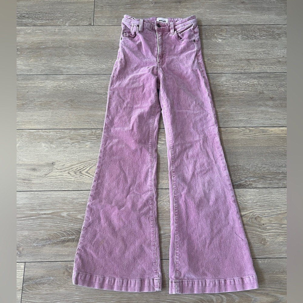 Rolla’s Eastcoast Flares, high rise, Lilac Cord, Size 26